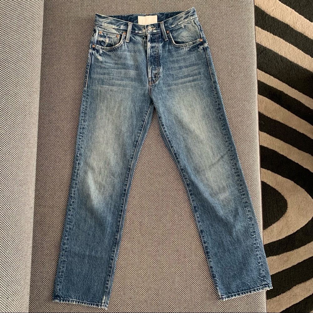 MOTHER High Waisted Hiker Hover Jeans